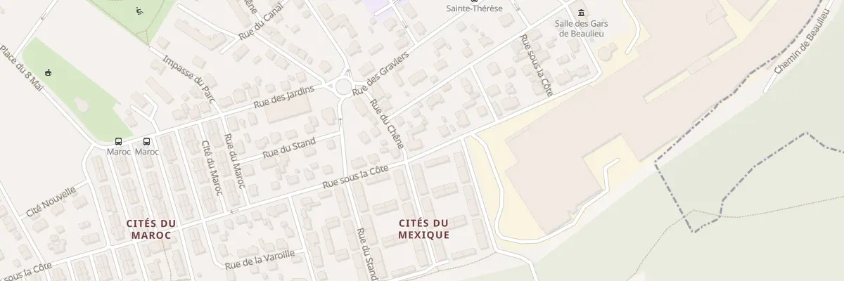 Plan du 35 Rue sous la Côte à Mandeure