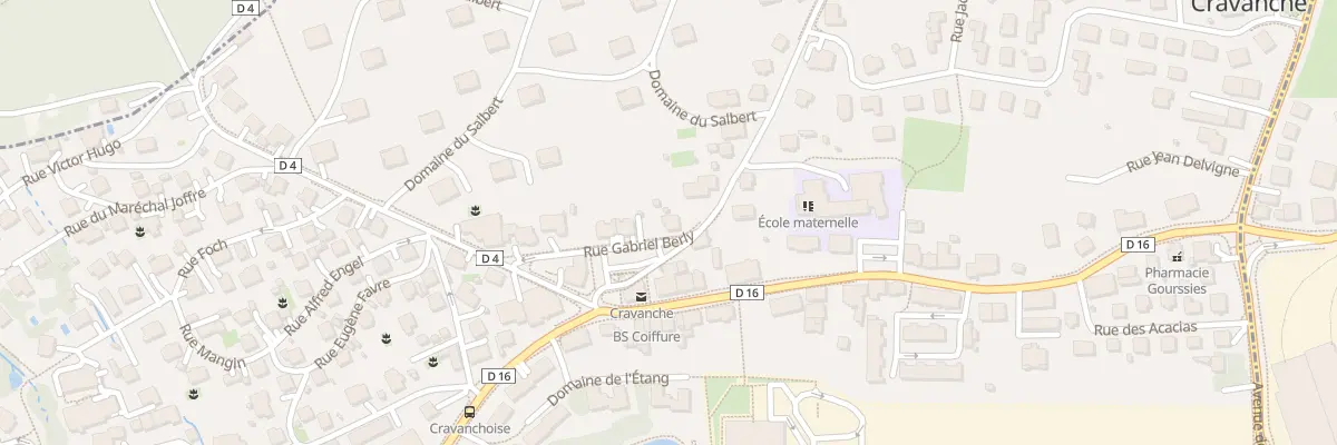 Plan du 9 Rue Gabriel Berly à Cravanche