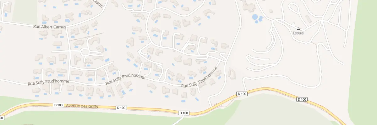 Plan du 1368 Rue Albert Camus à Saint-Raphaël