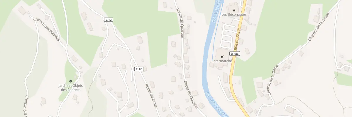Plan du 19 Rte du Quartier à Cornimont