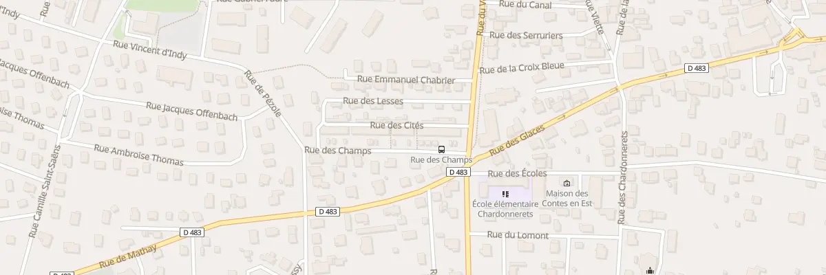 Plan du 25 Rue des Cités à Valentigney