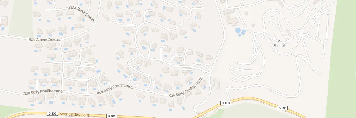 Plan du 1339 Rue Albert Camus à Saint-Raphaël