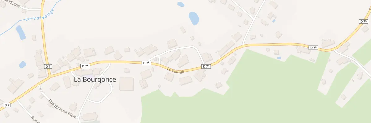 Plan du 207 Le Village à La Bourgonce
