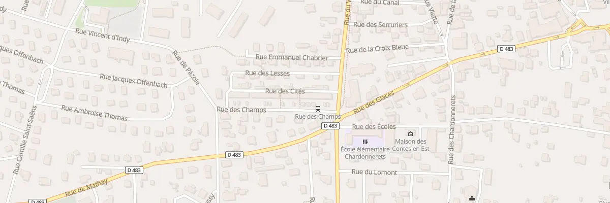 Plan du 21 Rue des Cités à Valentigney