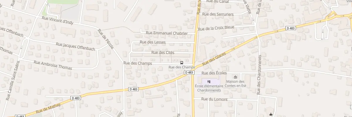Plan du 19 Rue des Cités à Valentigney