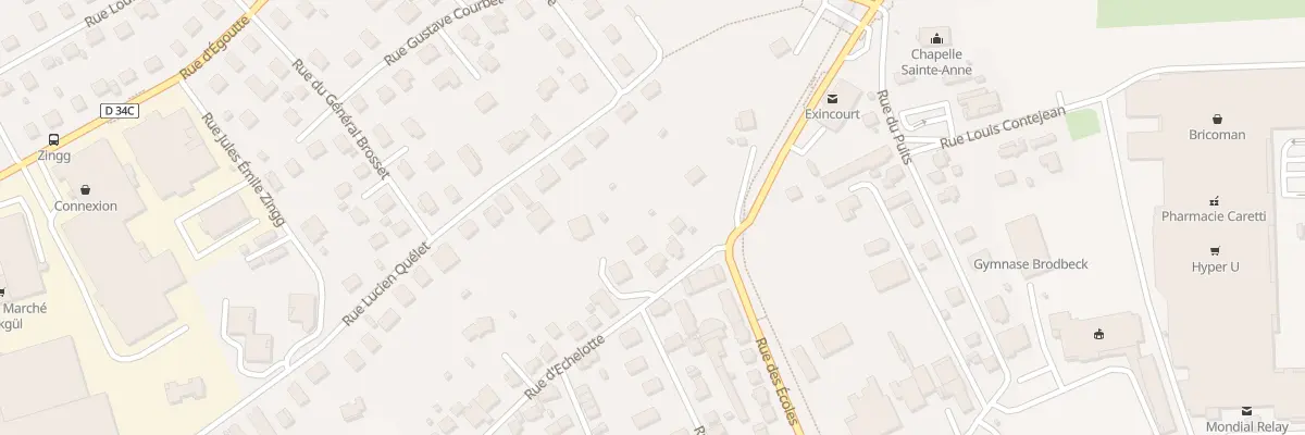 Plan du 4B Rue d’Echelotte à Exincourt