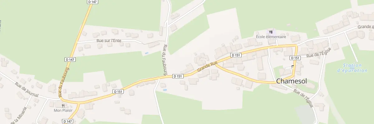 Plan du 2 Gr Grande Rue à Chamesol