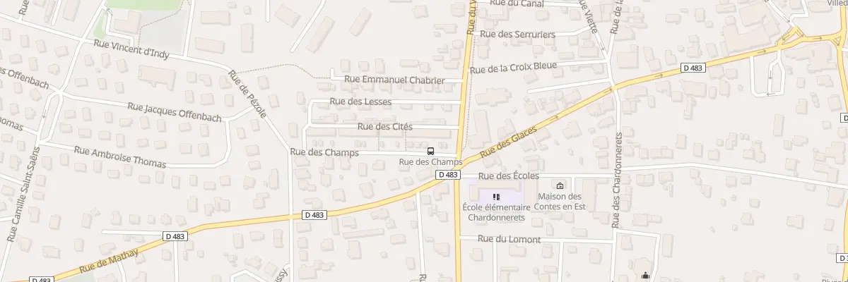 Plan du 15 Rue des Cités à Valentigney