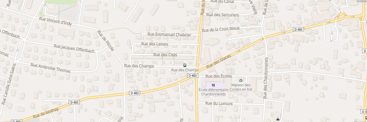 Plan du 13 Rue des Cités à Valentigney