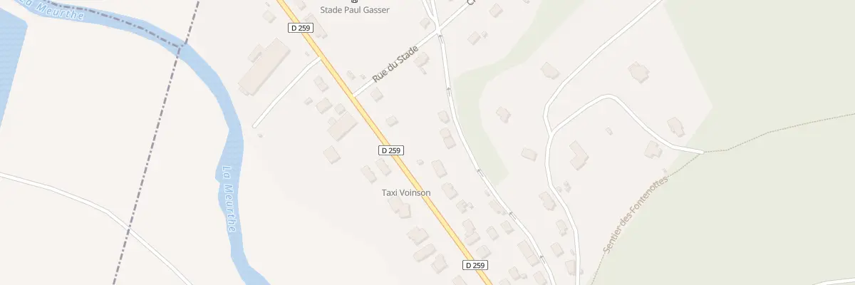 Plan du 13 Rue de Viombois à Raon-l’Étape