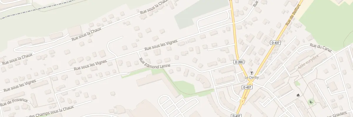 Plan du 11 Rue Edmond Ienne à Sochaux
