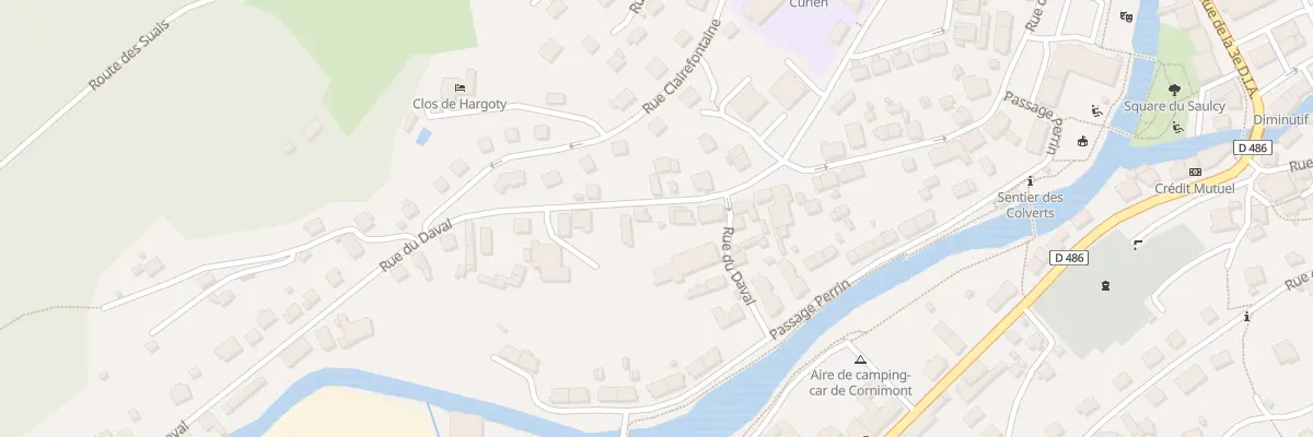 Plan du 41 Rue du Daval à Cornimont