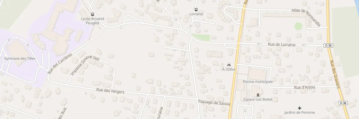Plan du 55 Rue de Sous-Roches à Valentigney