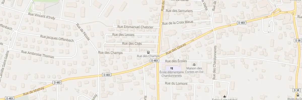 Plan du 7 Rue des Cités à Valentigney