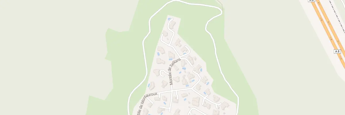 Plan du 155 Mte de Seillans aux Adrets-de-l’Estérel