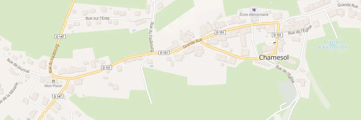 Plan du 3 Grande Rue à Chamesol