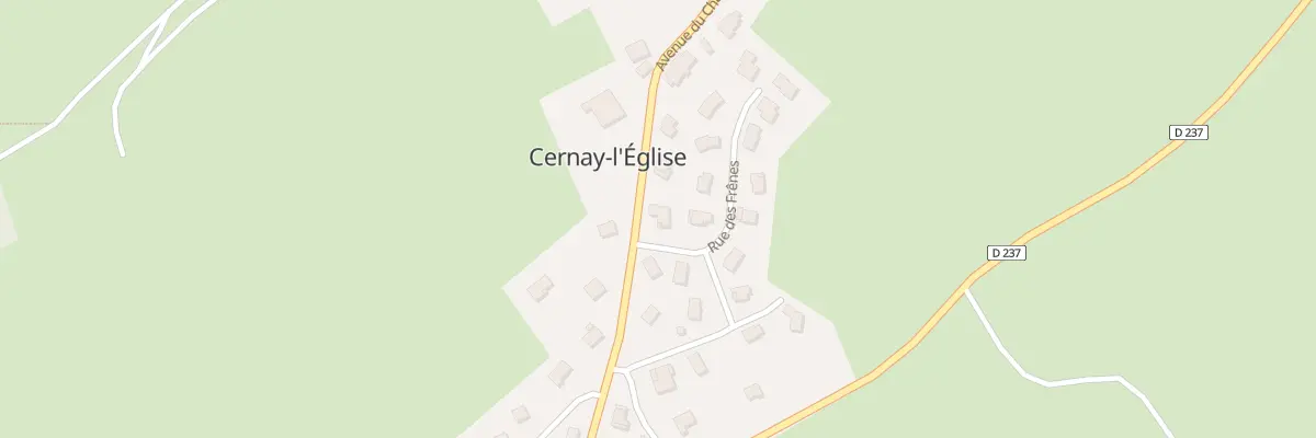 Plan du 1 Rue des Frênes à Cernay-l’Église