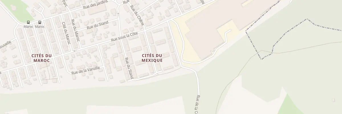 Plan du 246 Cité du Mexique à Mandeure