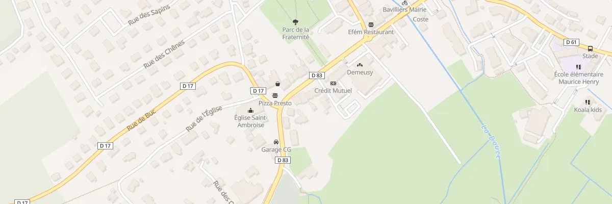 Plan du 51 Grande Rue F Mitterrand à Bavilliers