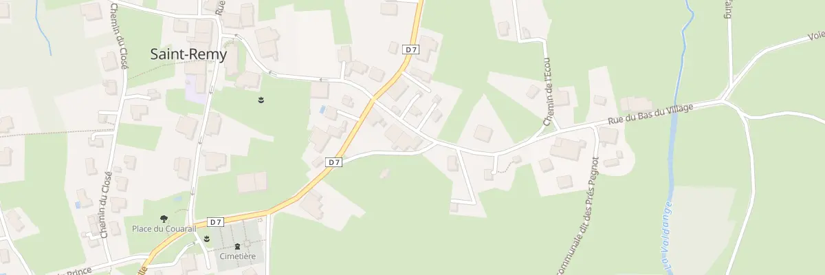 Plan du 60 Rue du Bas du Village à Saint-Remy