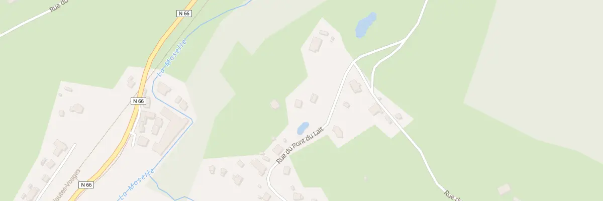 Plan du 5384 Rue du Pont du Lait à Saint-Maurice-sur-Moselle