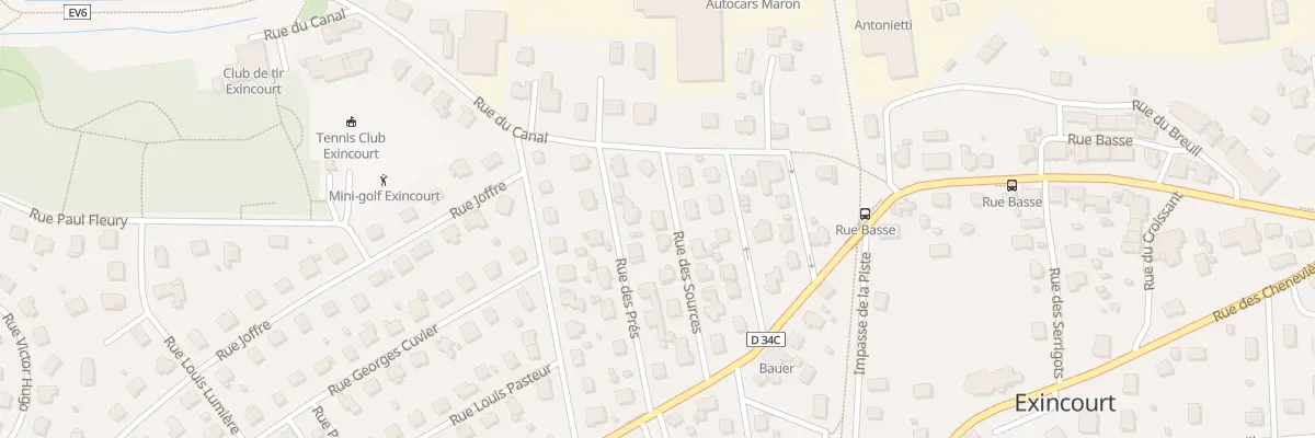Plan du 9 Rue des Sources à Exincourt