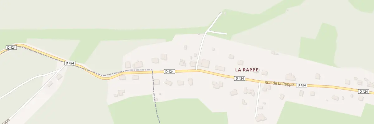 Plan du 36 Rue de la Rappe à Étival-Clairefontaine