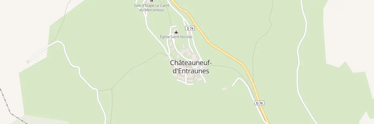 Plan du 5027 Le Village à Châteauneuf-d’Entraunes