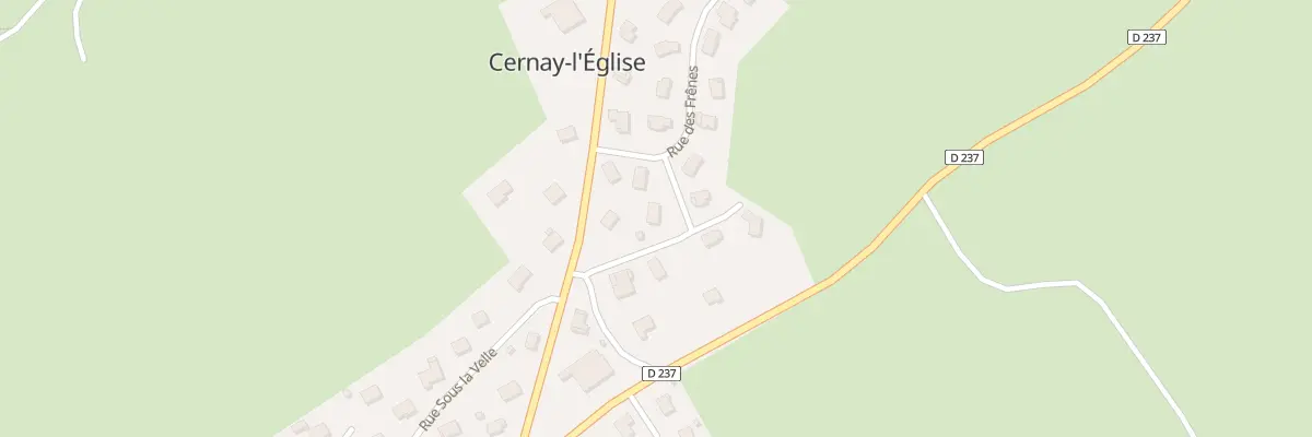 Plan du 6 Rue des Frênes à Cernay-l’Église