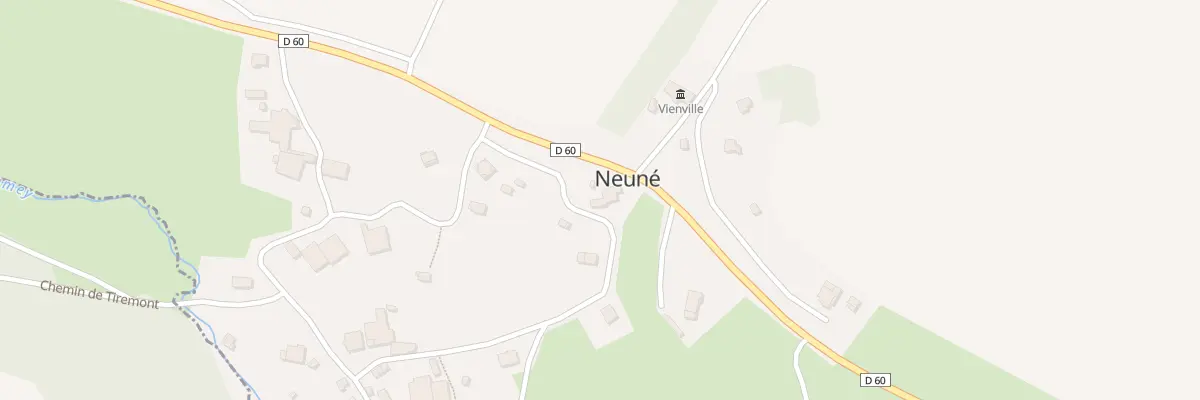 Plan du 2 Neune village à Vienville