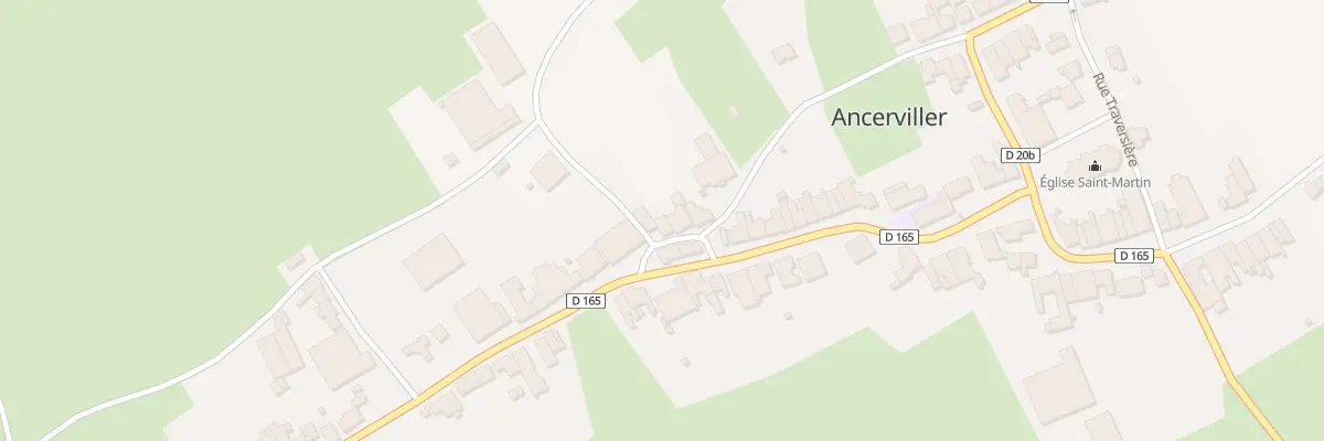 Plan du 33 Grande Rue à Ancerviller