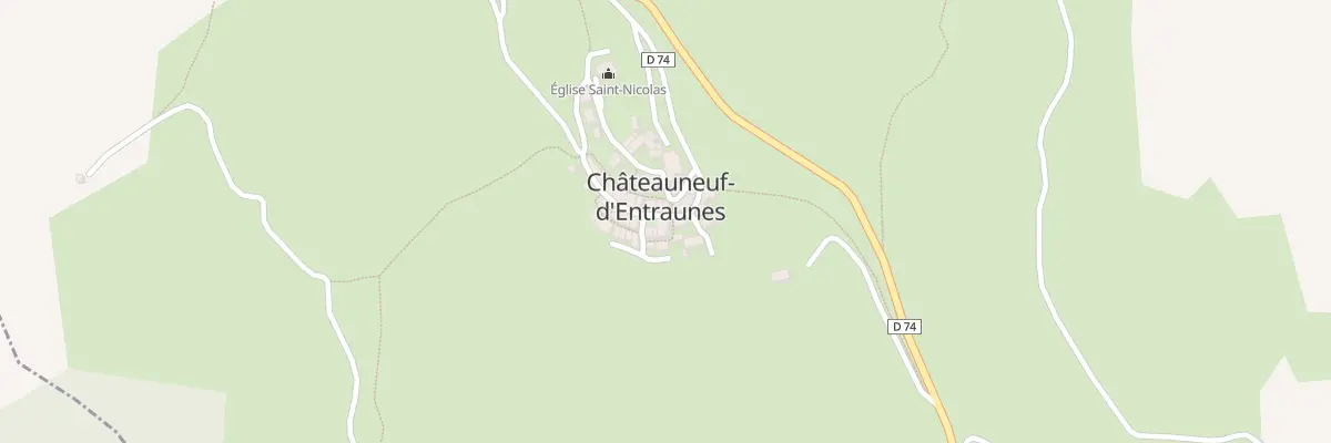 Plan du 5012A Le Village à Châteauneuf-d’Entraunes