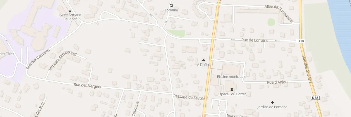 Plan du 56 Rue de Sous-Roches à Valentigney