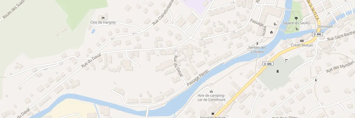 Plan du 37 Rue du Daval à Cornimont