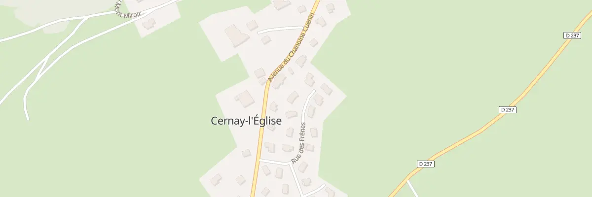Plan du 9 Rue des Frênes à Cernay-l’Église