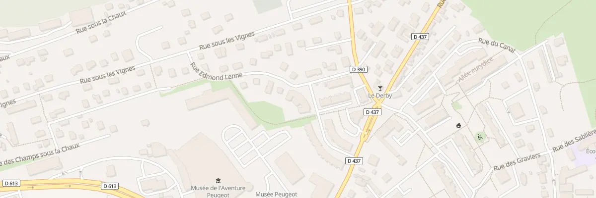 Plan du 22 Rue Jaquet Frédéric à Sochaux