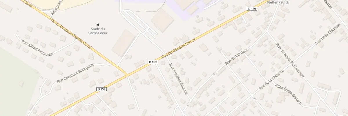 Plan du 17T Rue du Général Sarrail à Raon-l’Étape