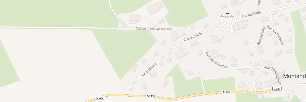 Plan du 4B Rue du Stade à Montandon