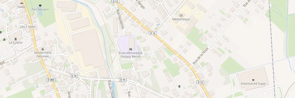 Plan du 2 Rue Warnod à Giromagny
