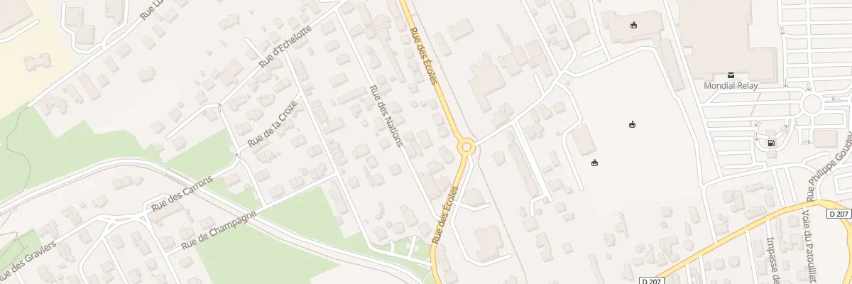 Plan du 13T Rue des Ecoles à Exincourt