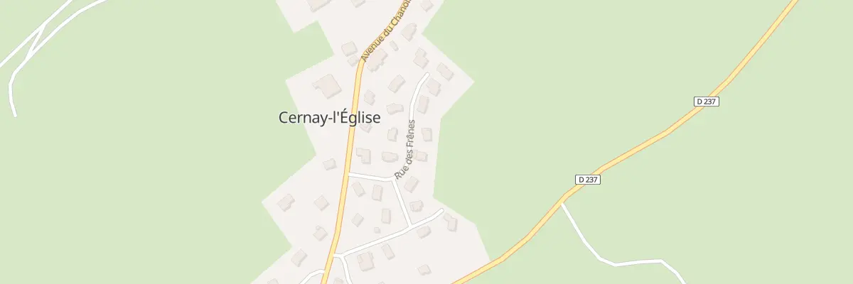 Plan du 11 Rue des Frênes à Cernay-l’Église
