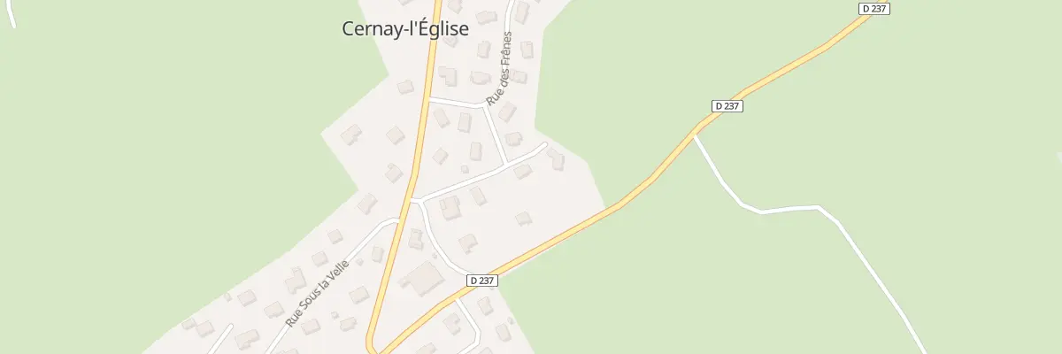 Plan du 8 Rue des Frênes à Cernay-l’Église
