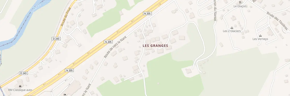 Plan du 67 Che des Granges à Chamonix-Mont-Blanc