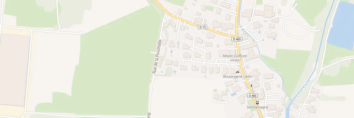 Plan du 15 Rue André Herbelin à Sermamagny