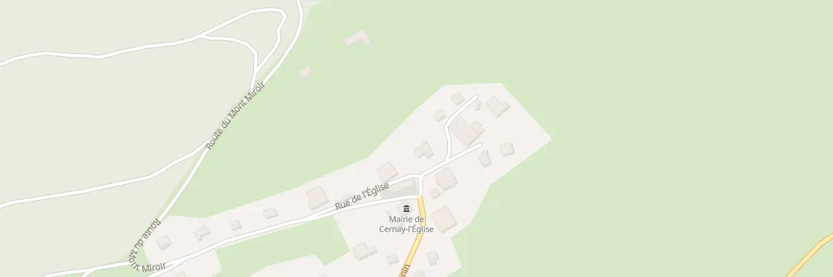 Plan du 5 Rue de l’Eglise à Cernay-l’Église