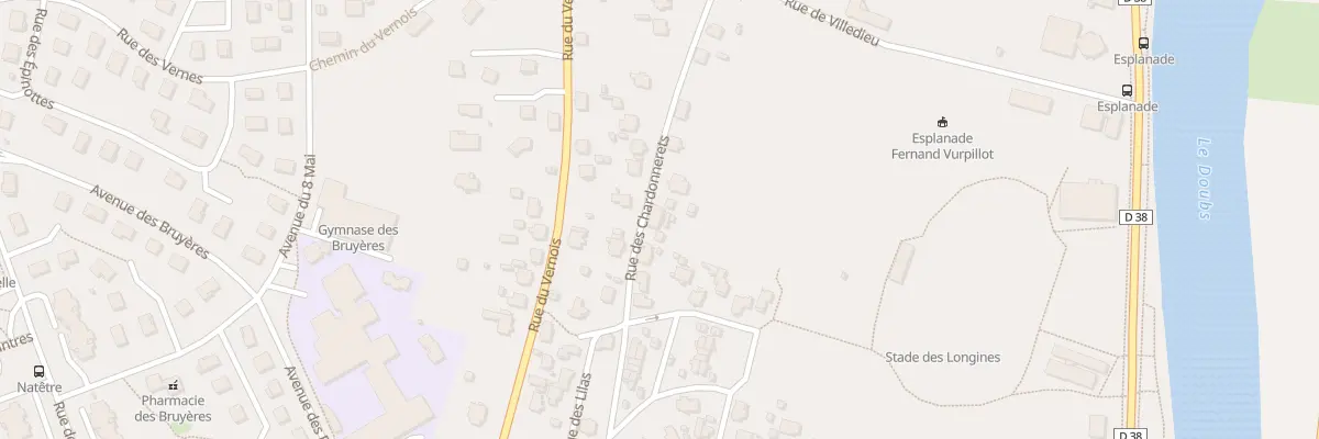Plan du 57 Rue des Chardonnerets à Valentigney