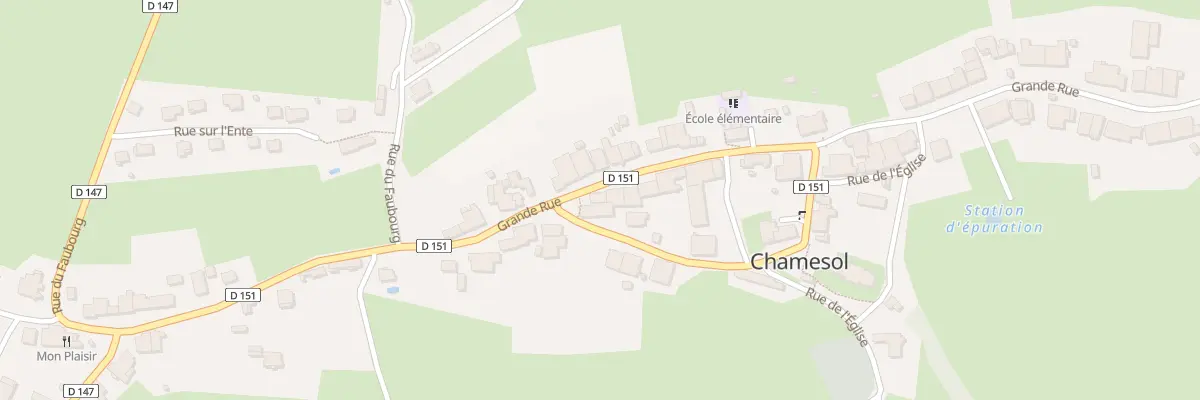 Plan du 9 Gr Grande Rue à Chamesol