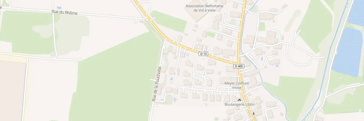 Plan du 6 Rue de Lachapelle à Sermamagny
