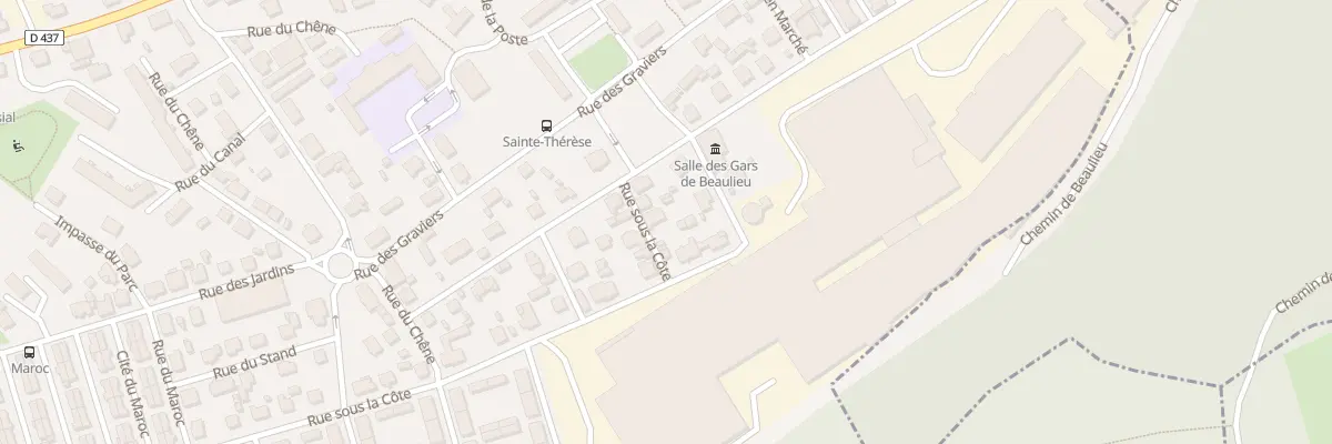 Plan du 53 Rue sous la Côte à Mandeure