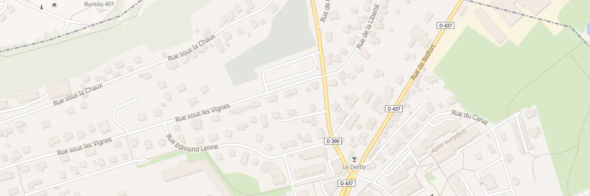 Plan du 2 Rue sous les Vignes à Sochaux